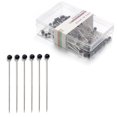 thumbnail image 3 of Clearance 100Pcs Sewing Pins Pin for Sewing 100 Pieces Sewing Pins Set for Sewing Diy Projects Ewing Pins Straight Pins for Fabric Multicolor Pearlized Head Pins Long Quilting Pins, 3 of 3