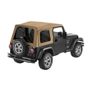 Bestop 54709-37 Jeep Wrangler with Tinted Windows Supertop Replacement Top, Spice Fits select: 1997-2006 JEEP WRANGLER / TJ