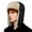 Black, variant on Winter Ear Flap Hat For Extreme Weather Windproof Cold Proof Ski Mask With Fleece Lining For Men And Women L Size Black