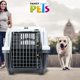 thumbnail image 4 of Transportadora Rígida Iata 3 para Perros y Gatos Chica Gris con Negro 60 x 40 x 39 cm, 4 of 8
