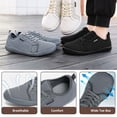 thumbnail image 3 of Wide Toe Box Sneakers Men's Shoes for High Instep and Bunions | Breathable Mesh Wide Toe Box Orthopedic Comfort Shoes | Non-Slip Walking Casual Sports Footwear, 3 of 7