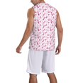 thumbnail image 2 of Naloa Breast Cancer Awareness4 Basketball Jersey Reversible Men's Mesh Athletic Sports Shirts Training Practice S-4XLXX-Large, 2 of 6