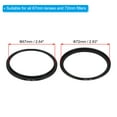 thumbnail image 2 of Uxcell 67mm-72mm Step Up Ring with Cleaning Cloth, 2 Pack Camera Lens Filter Adapter Ring, Black, 2 of 6