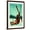 Brown Frame, variant on Art.com Park City, Utah - Ski Pinup Art Print by Lantern Press, 12" x 18"