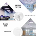 thumbnail image 5 of Purple Eucalyptus Leaves Fluorescent Light Covers, Spring Floral Summer Botanical Magnetic Light Covers for Ceiling Lights, Fluorescent Ceiling Shade Filters for Classroom Bedroom Office 4x2Ft x 1PCS, 5 of 8