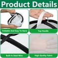 thumbnail image 6 of 2 Pcs Pop Up Insect Barrier Plant Cover Tent, 22 x 22 x 22 Inch Foldable Garden Plant Protectors Mesh Enclosure, Garden Net Cage Bird Insect Guard Cover for Protecting Plants Fruits Vegetables, 6 of 7