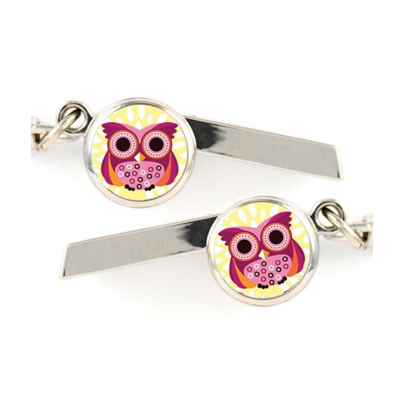 Owl Safety Whistle Keychain