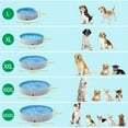 thumbnail image 6 of Yaheetech Portable Pet Swimming Pool Bath Tub for Dogs and Cats, 4XL, Gray, 6 of 6
