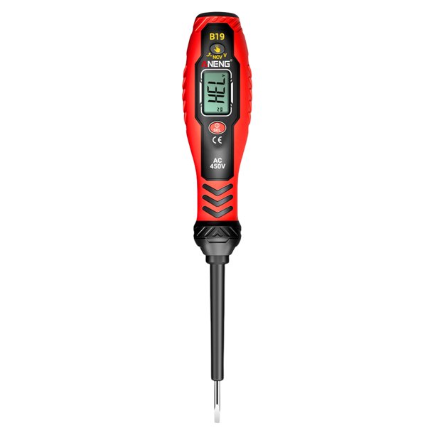 Alarma Del Contenido Medidor Voltaje B19 Prueba Sin Contacto (Word) Rojo