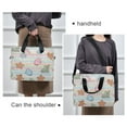 thumbnail image 6 of 16" Laptop Briefcase for Work Travel Laptop Shoulder Bag Carrying Handbag Laptop Case Pastel Christmas-themed, 6 of 8