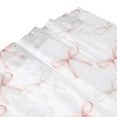 thumbnail image 5 of Bathroom Partition Shower Curtain 72x72in Bathroom Special Waterproof Mildew Resistant High Temperature With 12 Iron Hooks Elegant Thin Pastel Satin Ribbon Bow Pattern, 5 of 7
