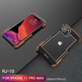 thumbnail image 3 of Funda para iPhone 11 Pro Max, protección contra caídas, aluminio, metal, madera, parachoques, marco, cubierta, a prueba de golpes, protección contra caídas, a prueba de golpes, 3 of 5