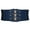 Red, Black, Camel, Dark Blue, variant on Women Wide Belt Trendy Leather Woven Decorative Elastic Waist Belt