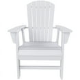 thumbnail image 4 of Portside Seashell Adirondack Plastic Outdoor Dining Chair, 4 of 9