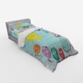 thumbnail image 2 of Ambesonne Space Bedding Set 3 Pcs, Cartoon Sun Planets, Twin, Multicolor, 2 of 2