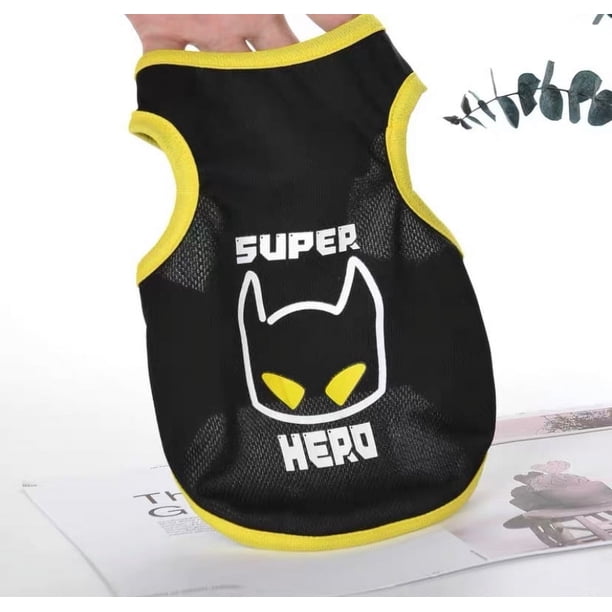Ropa para mascotas Ropa de verano para perros con dibujos animados Chaleco Ropa de verano Ropa para perros de peluche Primavera y verano Chaleco para perros pequeños