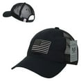 thumbnail image 2 of Ripstop Trucker Cap, USA Flag, Black, 2 of 3