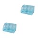 thumbnail image 2 of Monstrate Organizador de escritorio de metal Hallow Reemplazo reutilizable de gran capacidad Home Office Pen Storage Tijeras Soporte de luz Azul claro 2Conjunto, 2 of 6