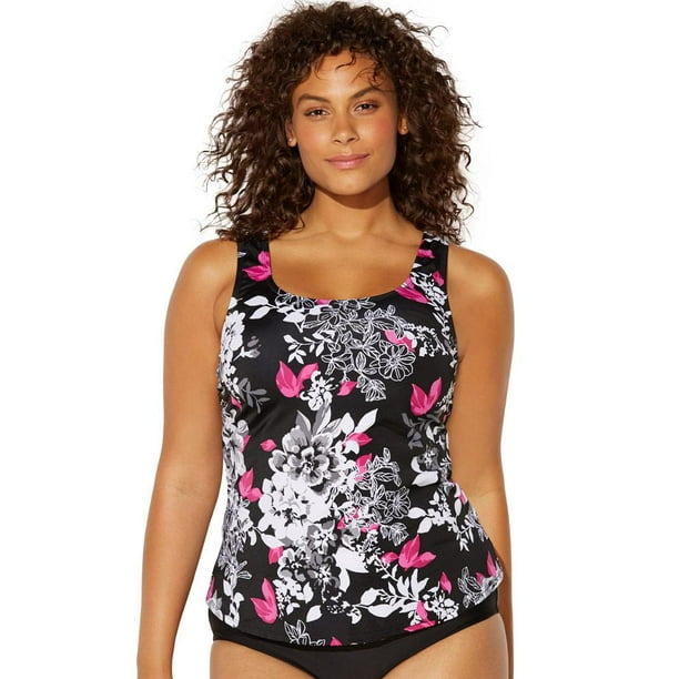 Swimsuitsforall - Swimsuits For All Women's Plus Size Classic Tankini ...