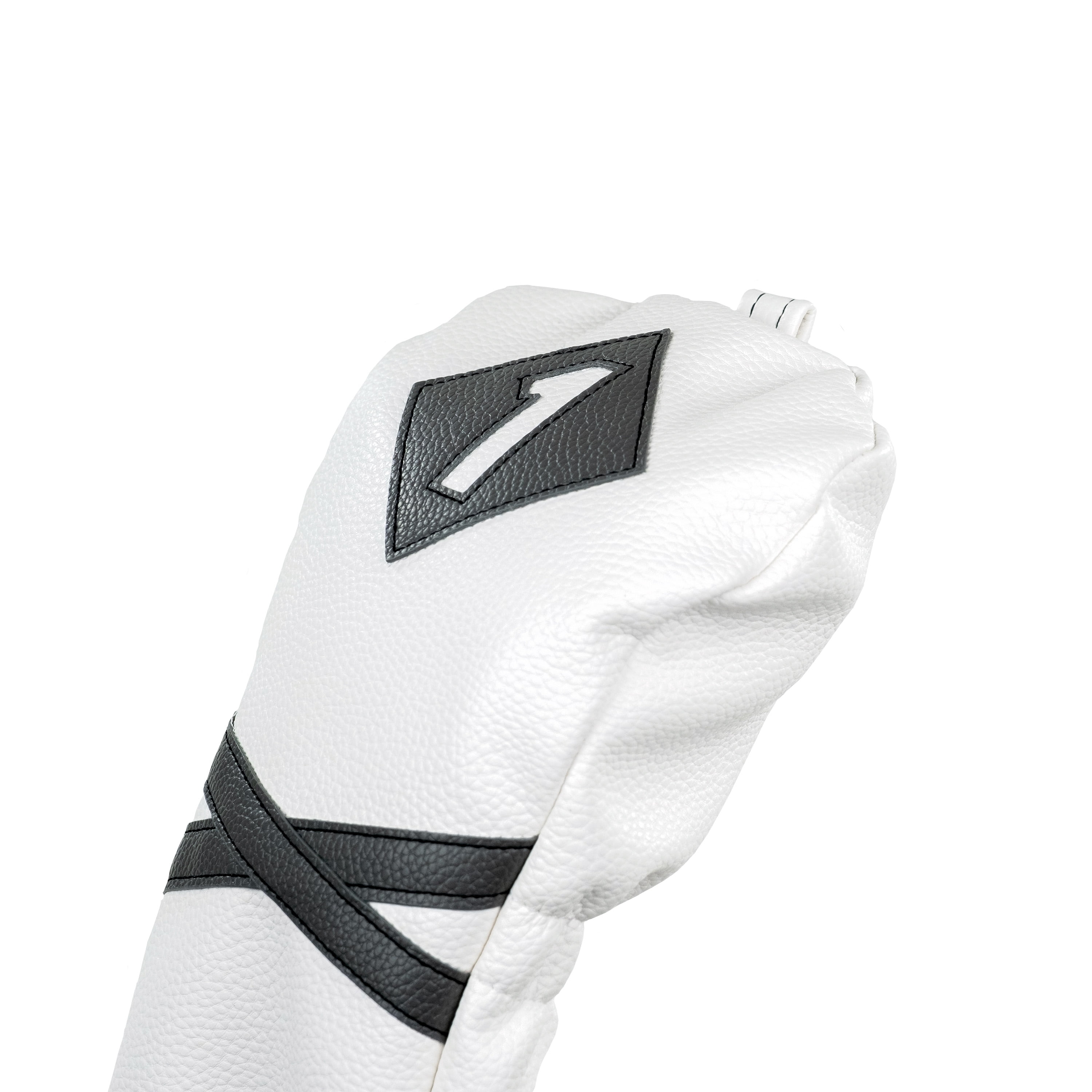Izzo Golf Driver Club Headcover, White/Gray