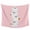 Pink, variant on Halloween Small Tapestry for Bedroom Wall Hanging Tapestry, Cartoon Cute Ghost Fall Pumpkins Ceiling Backdrop Tapestries Poster Blanket Wall Decor for Teens Room Living Room Dorm 23" x 28"