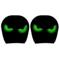 thumbnail image 1 of 2PCS Funny Cartoon Car Headrest Covers, Cute Funny Cartoon Eyes Car Headrest Covers Car Seat Head Rest Protector for Auto Front Seat Rest Halloween Decoration, 1 of 8