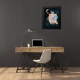 thumbnail image 4 of Wang, Melissa 20x24 Black Modern Framed Museum Art Print Titled - Moonlight Flowers III, 4 of 5