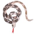 thumbnail image 1 of LRXIYODE 1Set Big Stuffed Snake Toy for Daily Playing and Garden Use Realistic Snake Model 11.8x1.2x1in Short Plush, 1 of 8