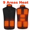 thumbnail image 3 of Chaleco térmico de 13 áreas para hombre, chaqueta térmica de invierno para mujer, chaqueta táctica con calentador Usb electrónico para hombre, chaleco térmico, abrigo cálido para el cuerpo 6XL oso de fresa Electrónica, 3 of 5