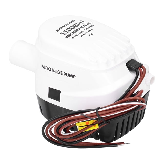 GPH Pump,12V 1100GPH Automatic Submersible Bilge Water Pump Auto Water Pump Built for Professionals