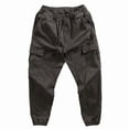 thumbnail image 6 of Mifsaly Cargo Jogger Pants Men Elastic Waist Drawstring Casual Twill Sweatpants Outdoor Hiking Pant with Multi Pockets Fashion Summer Streetwear L, 6 of 9