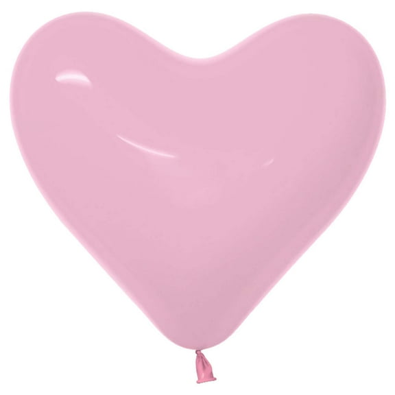 11 inch Sempertex Hearts - Fashion Bubble Gum Pink Latex Balloons (50 Pack) - Party Supplies Decorations