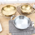 thumbnail image 4 of Mini Chef's Classic Stainless Steel Everyday Pan Cookware - Inner Diameter 18cm (Silver), 4 of 8