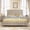 Beige, variant on King Size Solid Wood Platform Bed Frame with Tall Headboard, Natural Wood Bed Frame No Box Spring Needed, Sturdy Wood Slat Support for Bedroom, Natural