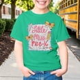 thumbnail image 6 of Bobifish Little Girls Back To School T Shirts Short Sleeve Little Miss Pre-K Pencil Bow Tees Casual Crew Neck Back To School Season Tops, 6 of 7