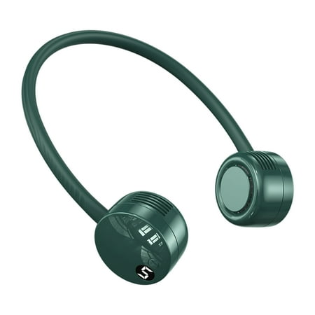 

Virmaxy Discount USB Portable Neck Hanging Fan Cold Fan Handheld Rechargeable Mute Sports Fan 5-Speed Adjut Prevent Pinching Hair