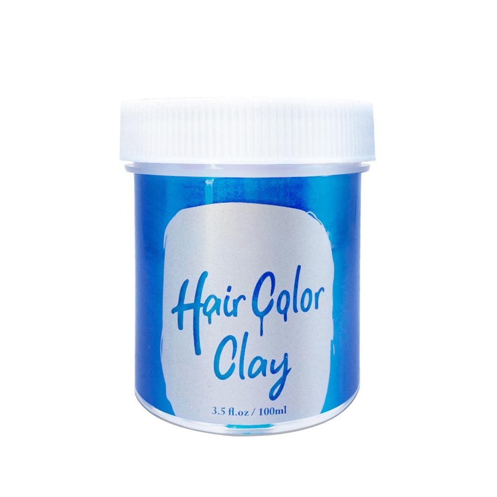 Worallymy Temporary Hair Color Dye Colorful DIY Hair Color Wax Mud Hair Dye Cream for Halloween