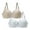 White, variant on LLYwey Sleeping Bras for Women Women's Seamless Push up Lace Sports Bra Comfortable Breathable Base Tops Underwear Women Size Nylon Push-Up Bra Style LW-226 Blue XXL