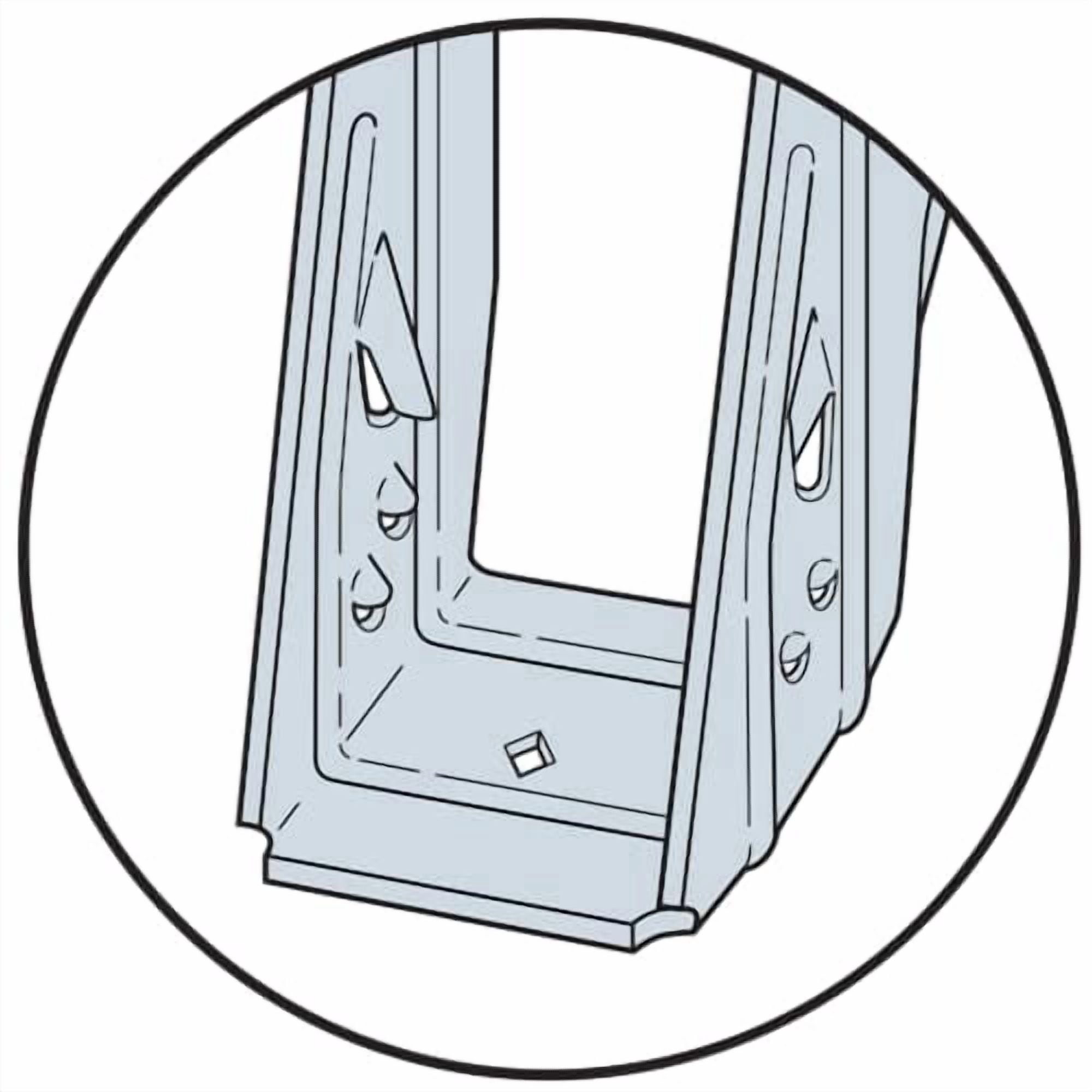 Simpson Strong-Tie ITS1.81/11.88 ITS Galvanized Top-Flange Joist Hanger for 1-3/4 in. x 11-7/8 in. Engineered Wood (Pack of 25)