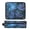 Fantasy Luminous Flowers, variant on Hair Tool Organizer Bag with Heat Resistant Mat Removable Travel Storage Case for Hot Air Brushes Curling Irons Fantasy Luminous Flowers