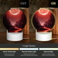 thumbnail image 3 of Salouo Red Moon Lava for Round Acrylic Night Light - Acrylic Sheets with LED Light Lamp Base - Decorative Night Lamp for Restaurant Bar Cafe Shop Room Decoration, 3 of 9