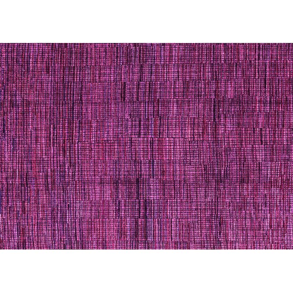 Ahgly Company Indoor Rectangle Abstract Pink Modern Area Rugs, 7' x 9'