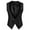 Black, variant on Honeeladyy Mens Dress Suit Vest Slim Fit Tuxedo Waistcoat Black XXXL
