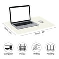 thumbnail image 2 of Uxcell 24"x13" Large Desk Mat, PU Leather Dual Side Large Desk Pad, White, 2 of 6
