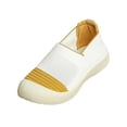 thumbnail image 2 of Women's Soft Sole Mesh Comfort Orthopedic Shoes Breathable Soft Sneakers Walking Slip on Shoes Slip on Sneakers Arch Support Yellow 6.5, 2 of 7