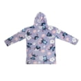 thumbnail image 2 of Lilo et Stitch Serviette à Capuchon en Molleton à Motif Floral pour Garçons/filles, 2 of 6