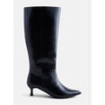 thumbnail image 2 of No Boundaries Women’s Kitten Heel Tall Boots, 2 of 5
