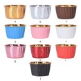thumbnail image 2 of BrowQuartz 50 Pieces Cupcake Liner Heat Resistant Home Bar Hotel Bakery Kitchen Oven Muffin Bread Wrappers Baking Cups Supplies Gold, 2 of 6