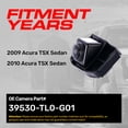 thumbnail image 4 of Master Tailgaters Backup Camera for Acura TSX Sedan (2009-2010) OE Part # 39530-TL0-G01, 4 of 7