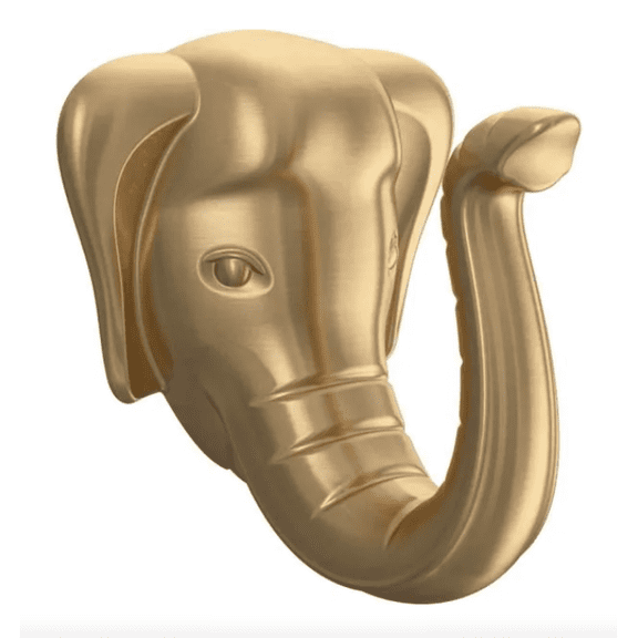 Liberty B43194-CZ 2 7/8" Champagne Bronze Elephant Hook Coat, Hat, Robe Hook